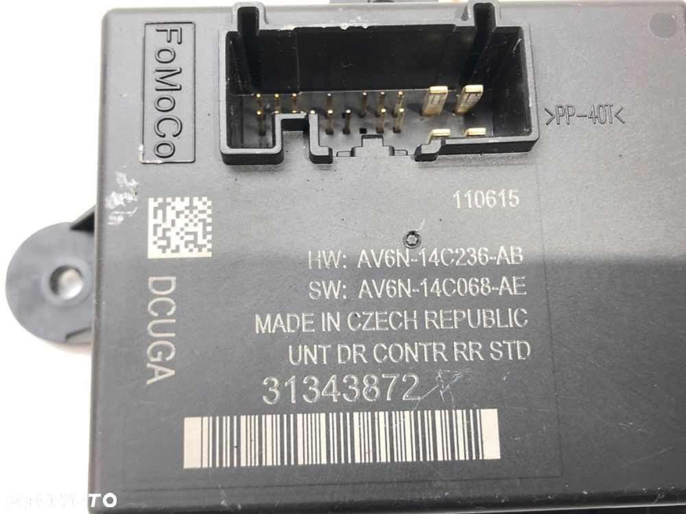 MODUŁ DRZWI PRZÓD PRAWE - 45.00 PLN - VOLVO V40 liftback (525, 526) 2012 - 2022 D2 88 kW [120 KM] - 3