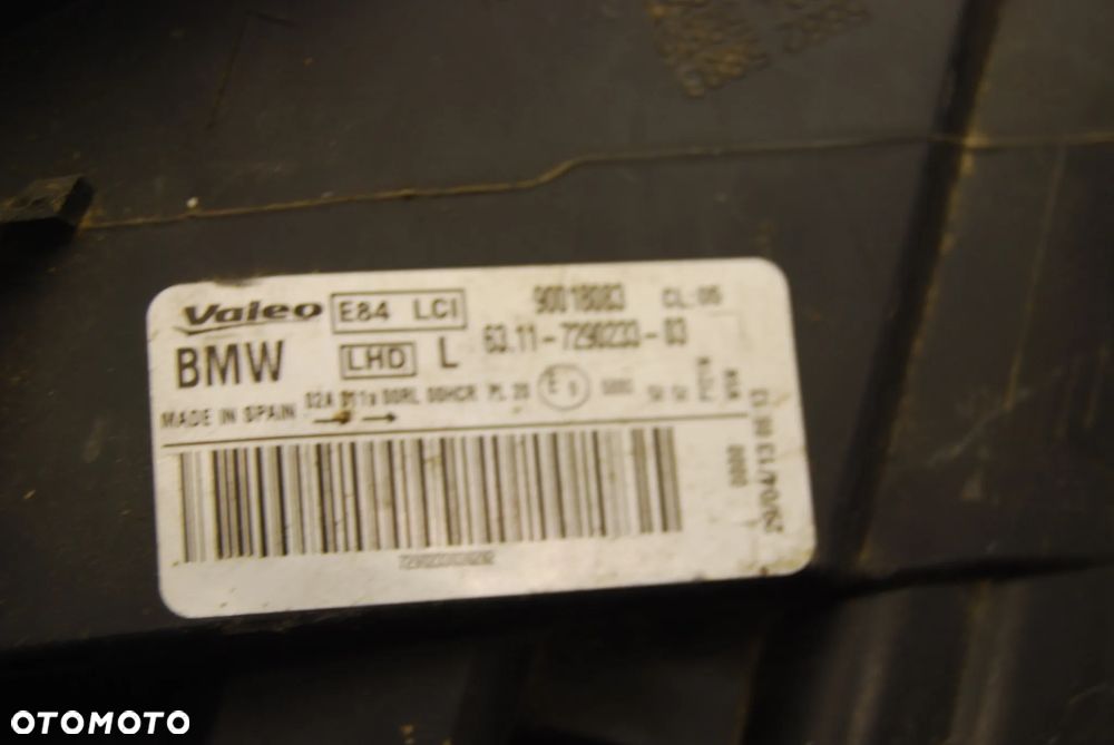 LAMPA LEWY PRZÓD PRZEDNIA LEWA BMW X1 E84 LIFT 63117290233 - 8
