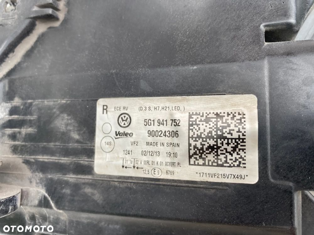 lampy golf 7 bi xenon skrętny led z modułami komplet eu całe - 11