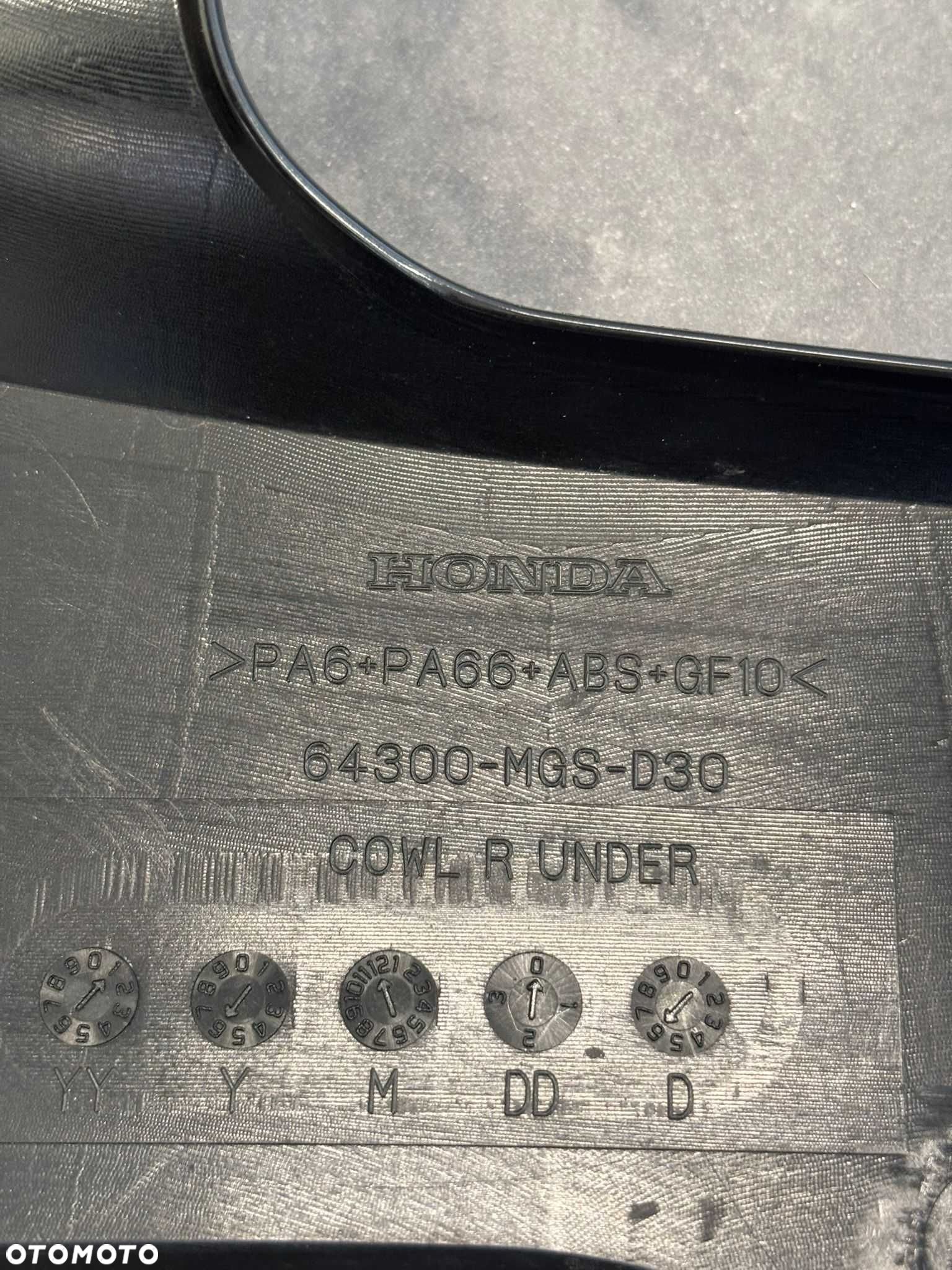 Owiewka Prawa Wypełnienie Pług Honda NC 750S 16-20 - 8