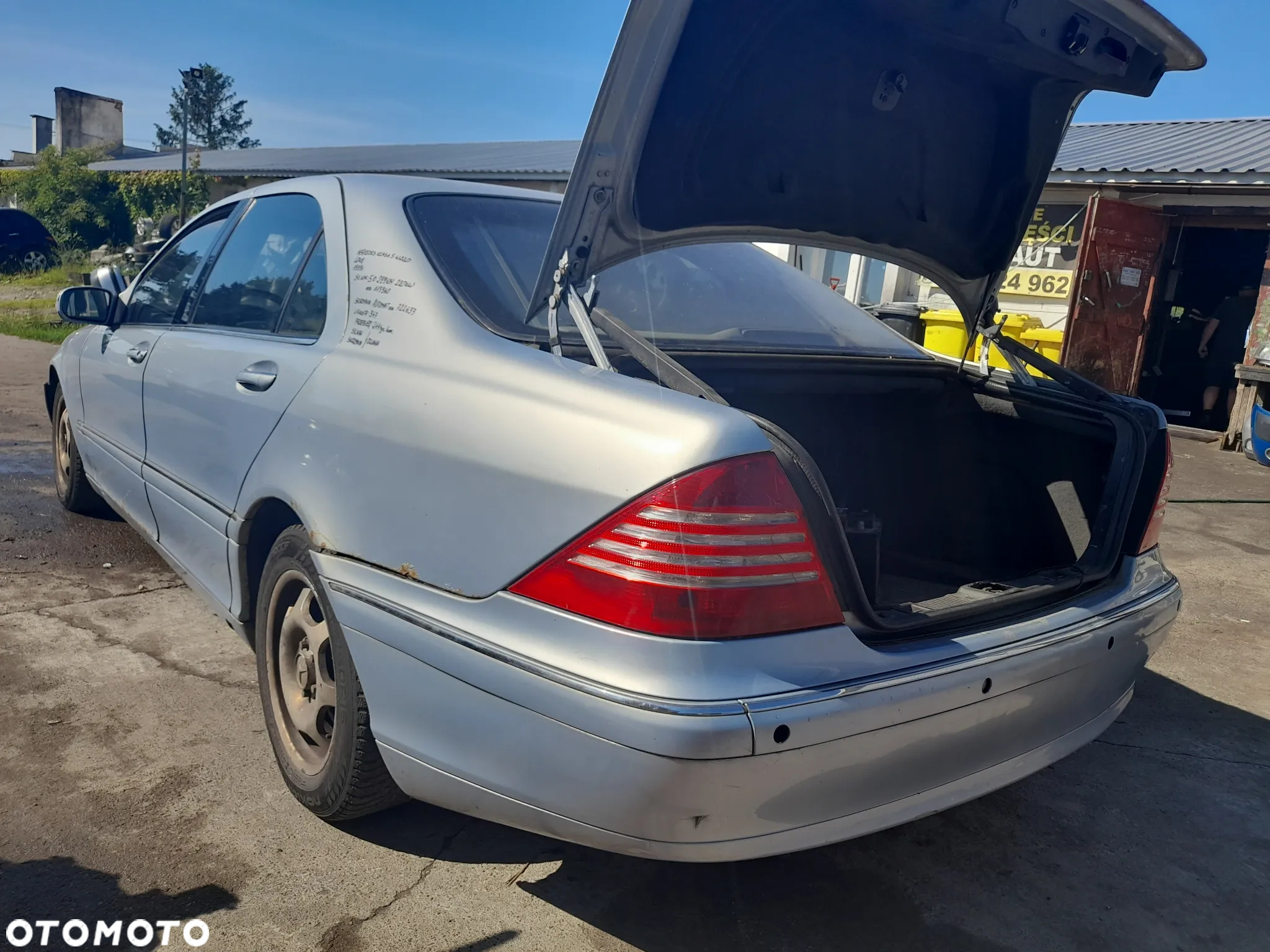 MERCEDES KLASA S W220 MASKA POKRYWA SILNIKA 347 - 25