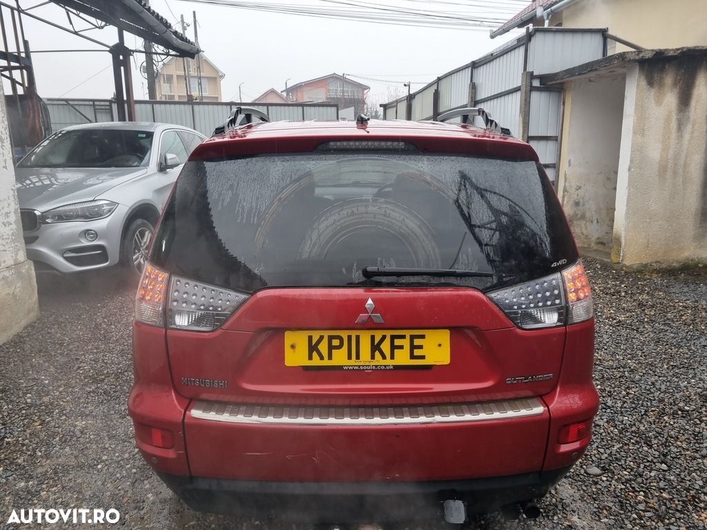 Bara spate Mitsubishi Outlander Facelift 2009 - 2012 SUV 4 Usi ROSU (1149) - 1