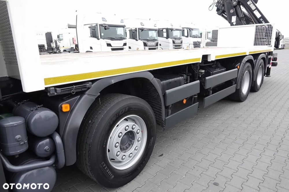 MAN MAN TGS 35.480 / 8x4 / HDS HIAB 288 EP-5 wysów : 12.7 M / SKRZYNIOWY - 7,4 M / UDŹWIG : 9400 KG / EURO 6 / STEROWANIE RADIOWE - 11