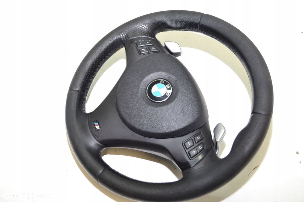 KIEROWNICA TRÓJRAMIENNA MPAKIET ŁOPATKI AIRBAG BMW E90 E91 E92 E93 E87 E82 - 6