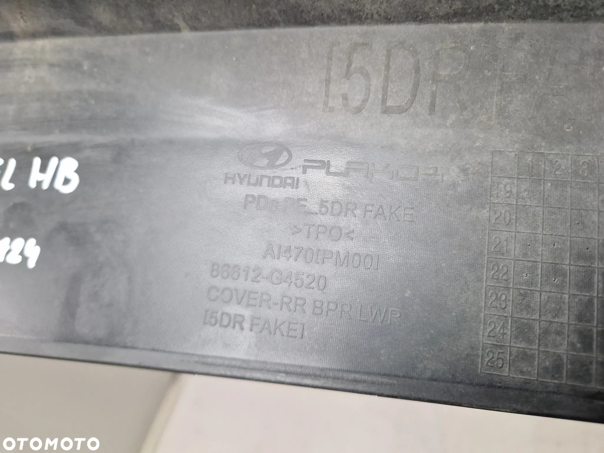 Dyfuzor dokładka tylnego zderzaka Hyundai I30 III LIFT FL HB - 8