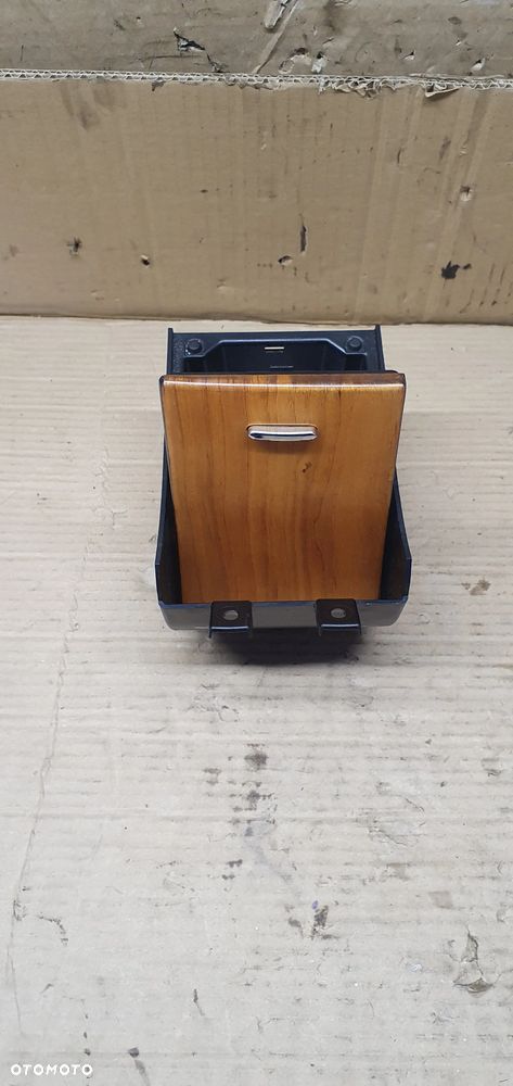 Schowek uchwyt na kubek dekor tunelu drewno Jaguar XF X250 8X23-600D00-A 8X23-600D00-B - 3