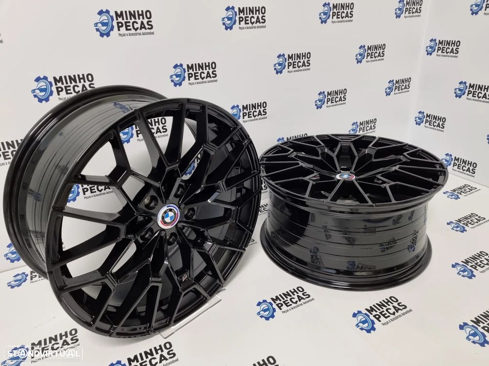Jantes BMW Novo M4 CSL 827M em 19 Preto Brilho (5x120) - 6