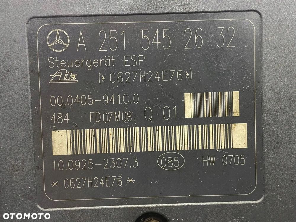 POMPA ABS MERCEDES ML W164 A2515452632 A2514310512 - 3
