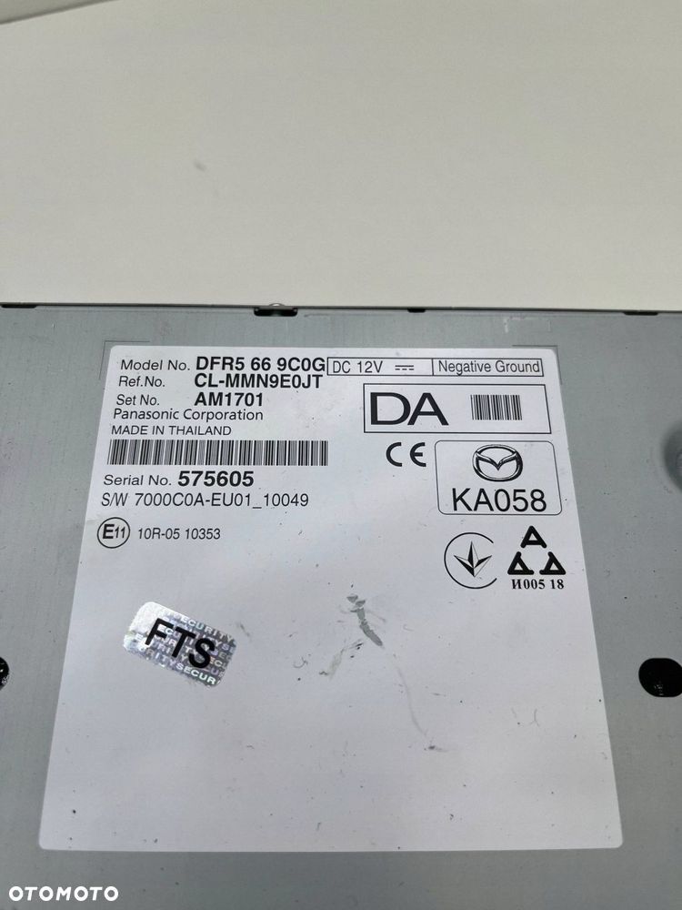 MAZDA CX-30 RADIO CZYTNIK NAWIGACJA DFR5669COG - 2