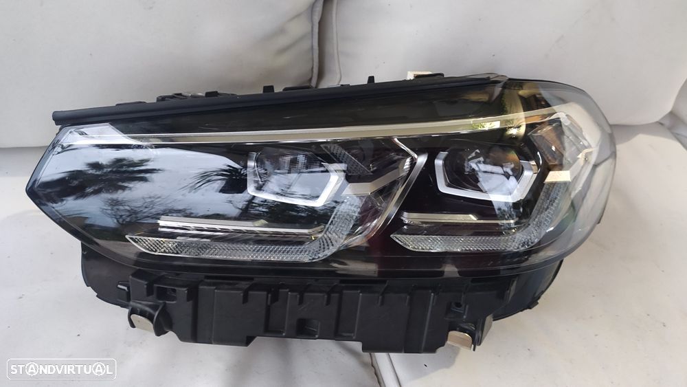 farol esquerdo full Led Adaptativ BMW X3 X4 G02 - 5A29227 - 4