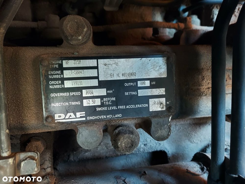 DAF 95XF 430 EURO2 zestaw naprawczy silnika - 2