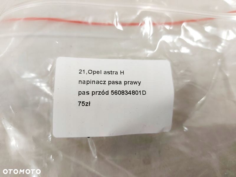 OPEL ASTRA 3 III H NAPINACZ PAS BEZPIECZEŃSTWA PRAWY PRZÓD PRZEDNI - 7