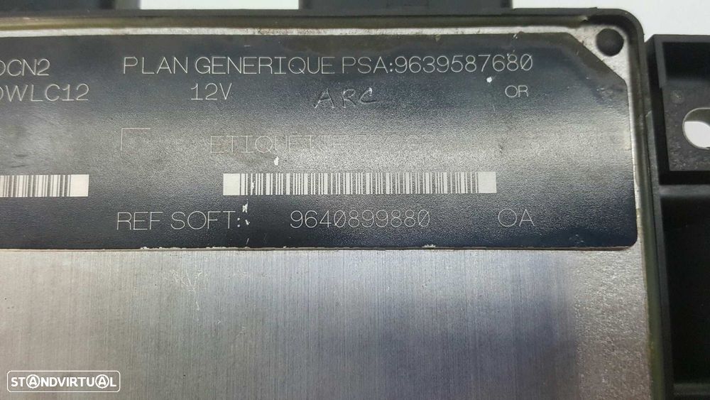 CENTRALINA DO MOTOR UCE PEUGEOT 206 BERLINA XT - 3