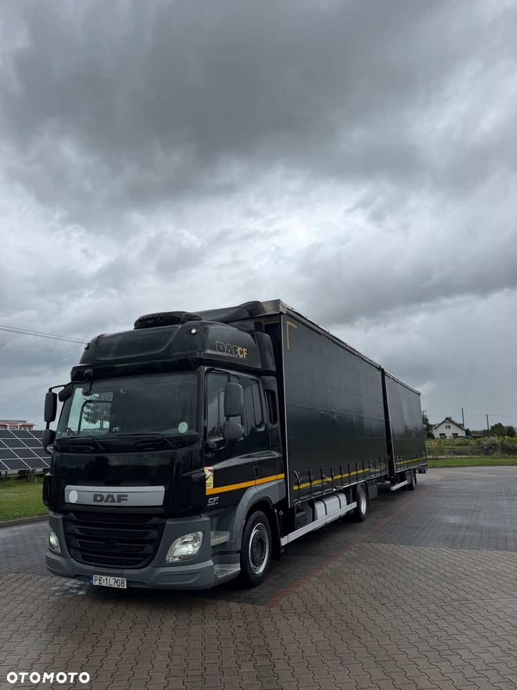 DAF CF 370 E6 + przyczepa Gniotpol Zestaw przejazd - 1