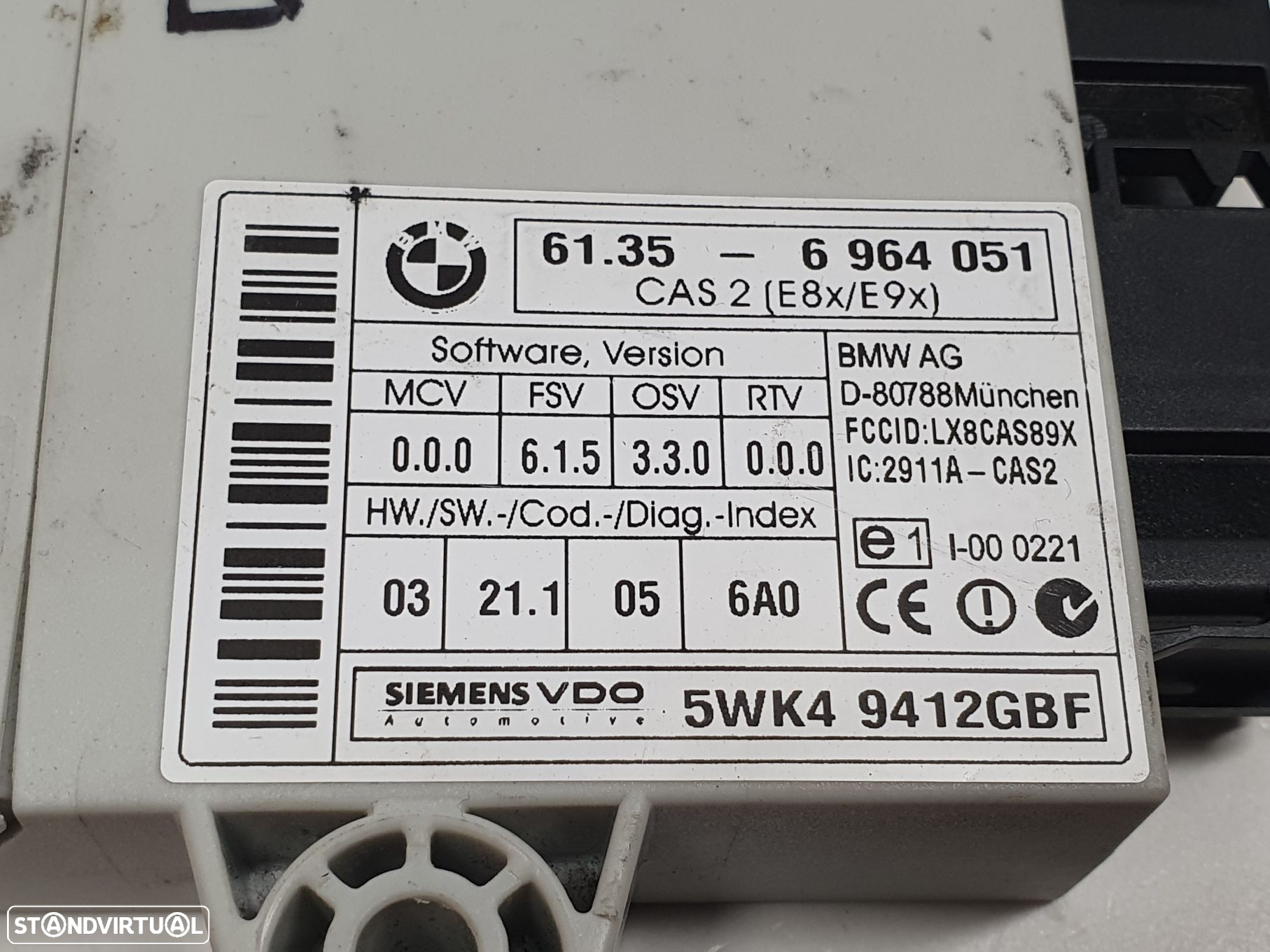 Centralina / Modulo Controlo Bmw 1 (E87) - 4