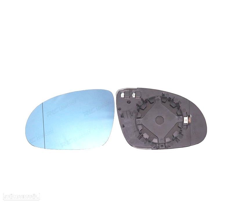 VIDRO BASE ESQUERDA SKODA SUPERB 06-08 AZUL - 1