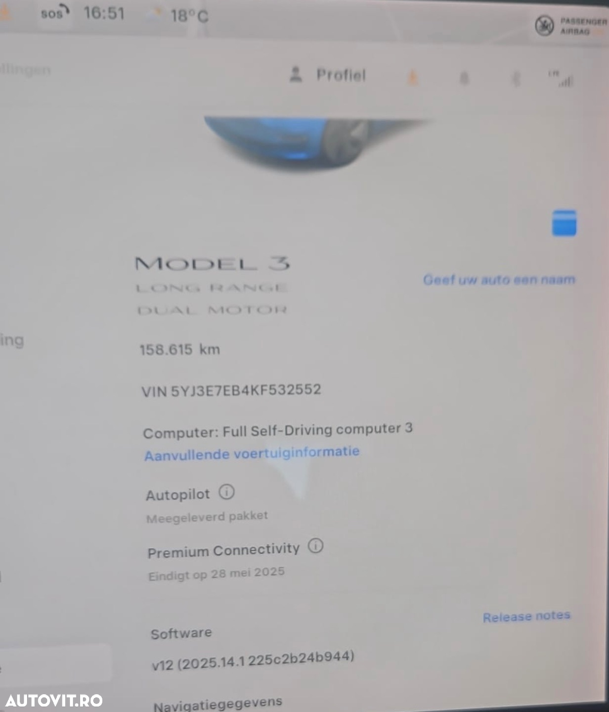 Tesla Model 3 Langstreckenbatterie Allradantrieb Dual Motor Performance - 12