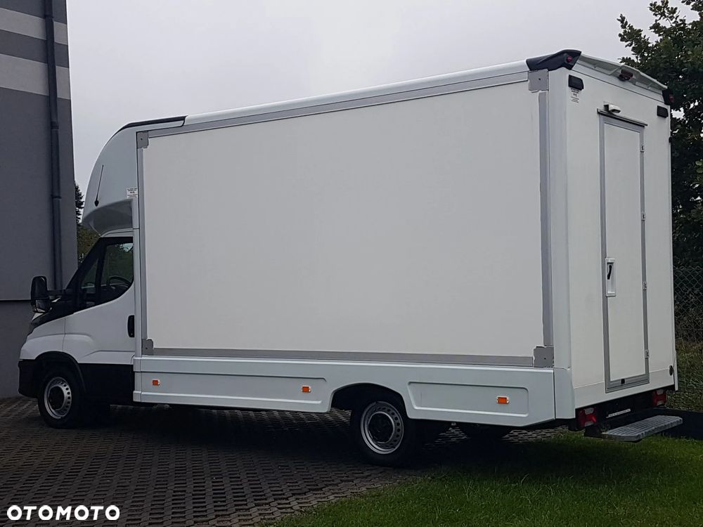 Iveco DAILY KONTENER NISKOPODŁOGOWY 4,43x2,23x2,42 SKLEP FOODTRUCK BAR KLIMA KONIOWÓZ KAMPER - 3