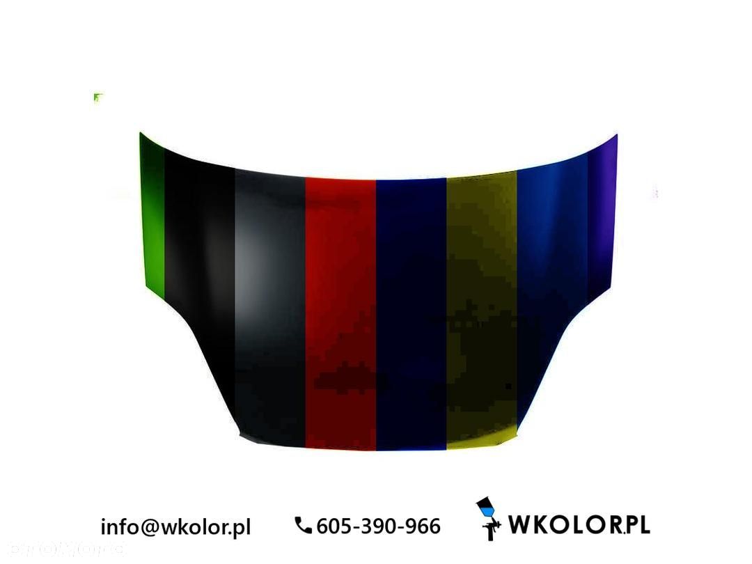 NOWA POKRYWA SILNIKA FIAT DOBLO 2012-2012 LAKIEROWANA W KOLOR - 1