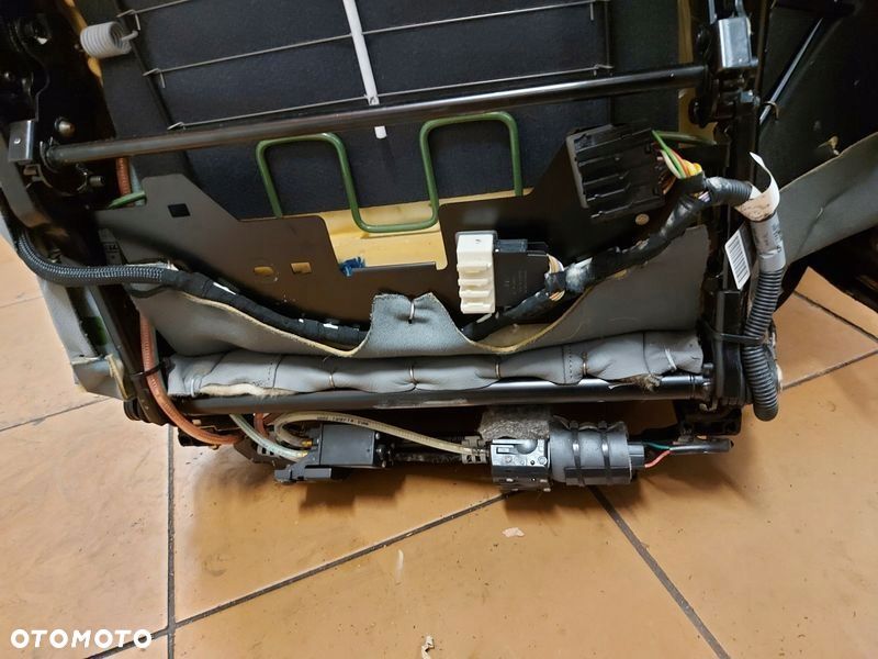 bmw 7 e65 fotel kanapa szara komfort prawy tył wentylowana grzana elektr. - 8