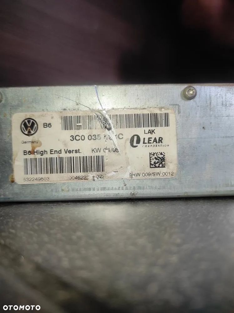 WZMACNIACZ RADIA MODUŁ DYNAUDIO AUDIO VW PASSAT B6 3C0035456C WYSYŁKA !!!!! - 2