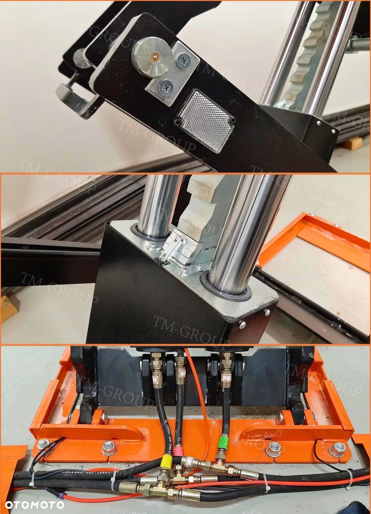 Podnośnik nożycowy 3t naposadzkowy warsztatowy wysokiego unoszenia TM-Group - 6