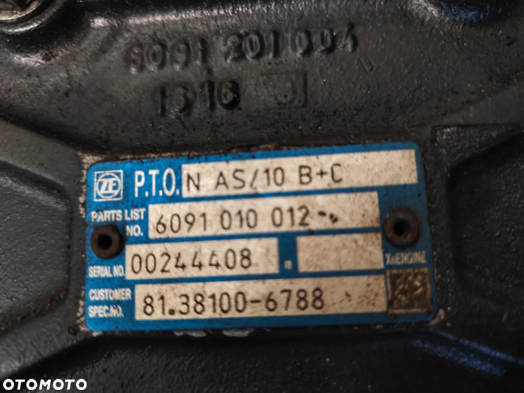 Przystawka mocy.beczka.cysterna * PT0 *N AS/10 B+C - 2
