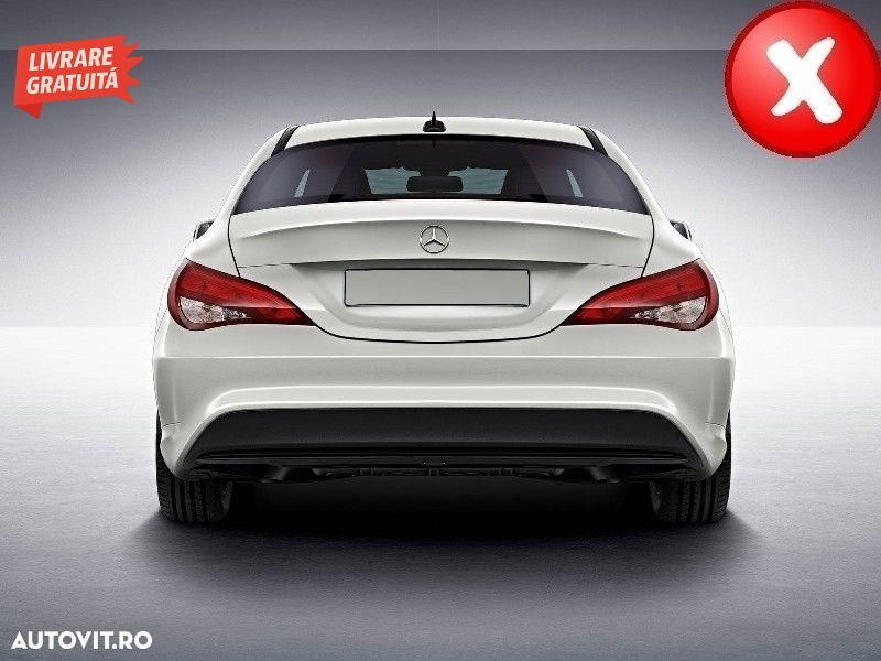 Difuzor Bara Spate Mercedes CLA W117 X117 (2013-2018) Facelift CLA45 Look- livrare gratuita - 9