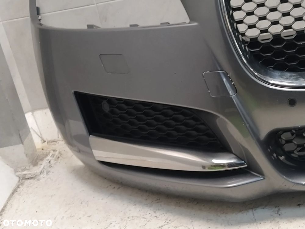 JAGUAR XF X260 ZDERZAK PRZÓD PRZEDNI KOMPLETNY 4XPDC SPRYSKIWACZE GRILL ATRAPA CHŁODNICY ZNACZEK WIĄZKA ORYGINAŁ - 4
