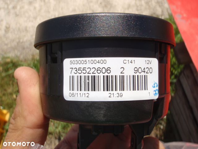 FIAT 500 ABARTH LICZNIK TURBO BAR NOWY  NEW NEU NEV - 2
