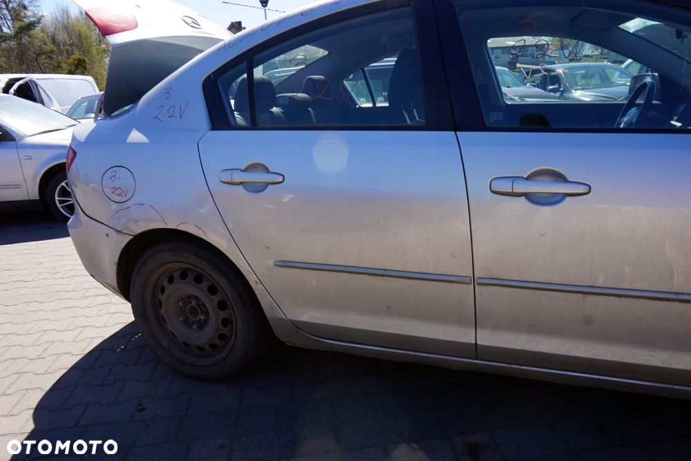 DRZWI TYLNE PRAWE 3 I BK SEDAN 22V  SREBRNY MAZDA 2003-2006 - 4