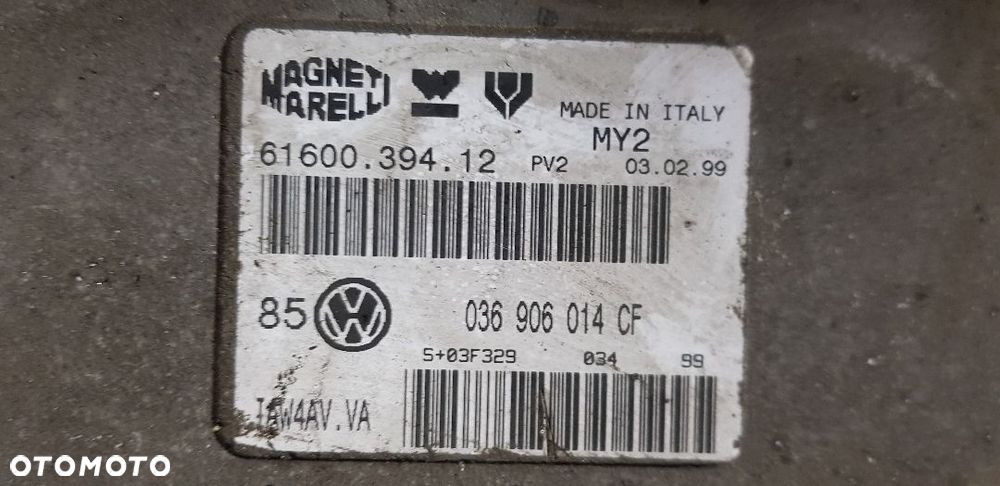 VOLKSWAGEN GOLF IV 1.4 16V STEROWNIK SILNIKA 036906014CF - 2