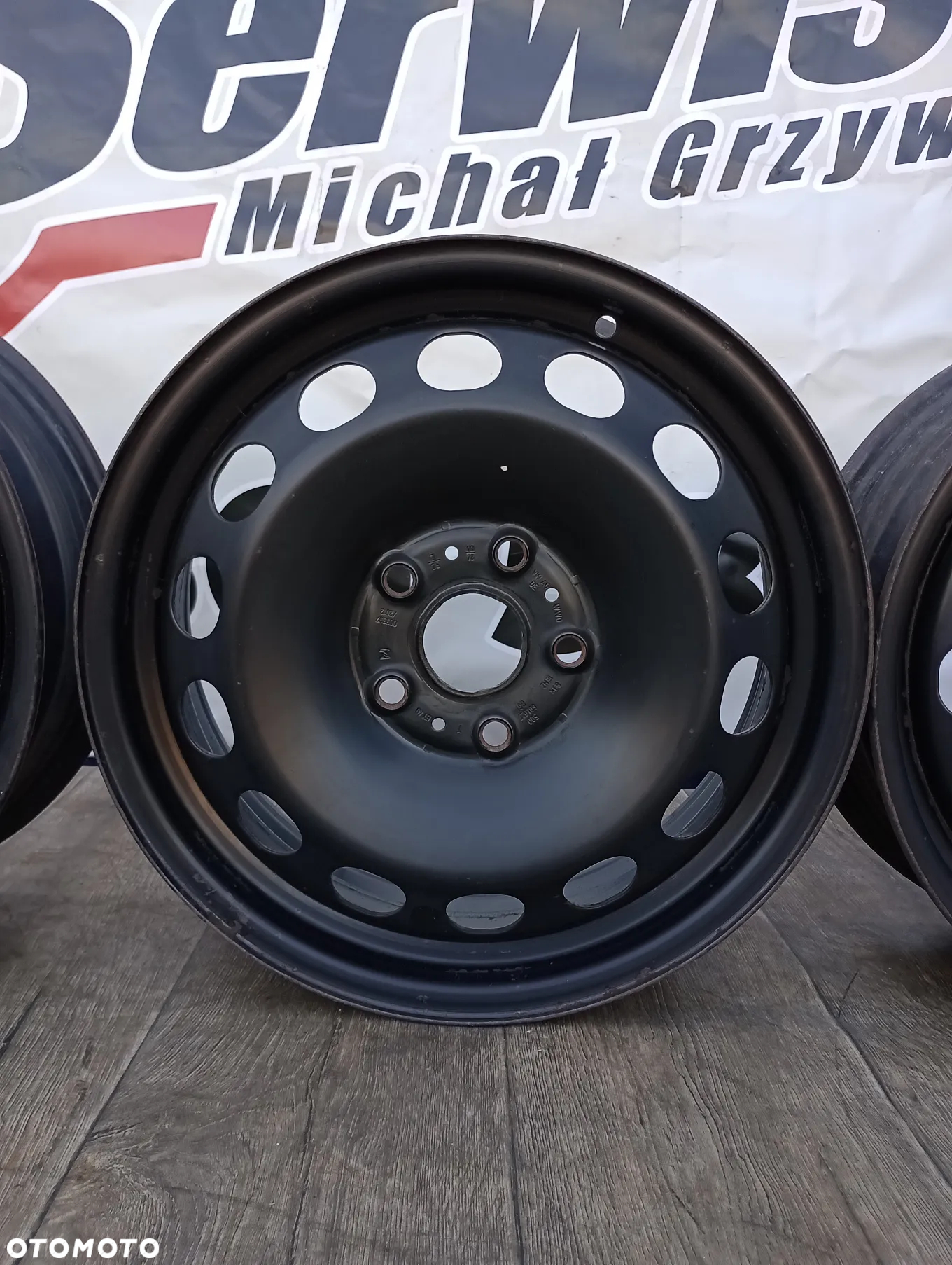 FELGI STALOWE 5x112 R16 6J ET48 AUDI A3 SEAT LEON ALTEA TOLEDO ALHAMBRA SKODA OCTAVIA VW GOLF JETTA TOURAN SHARAN - 3