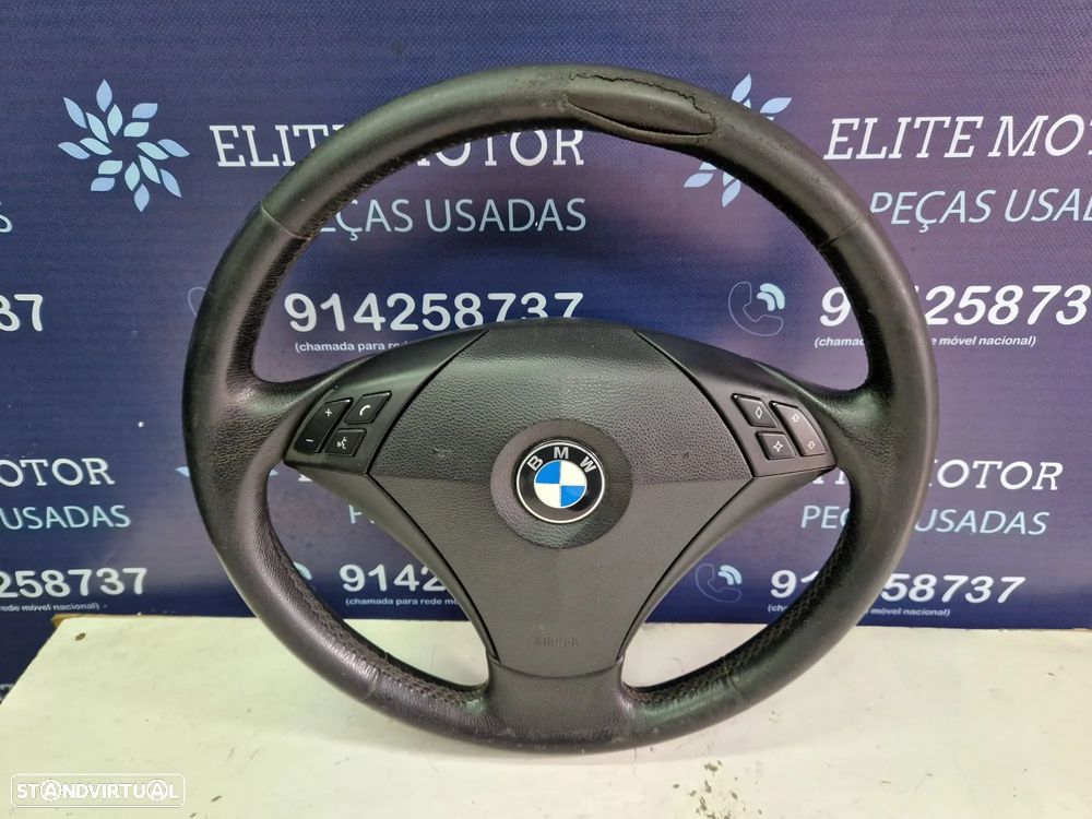 Volante usado pele com airbag BMW SERIE 5 520D E60 PRE LCI - 4