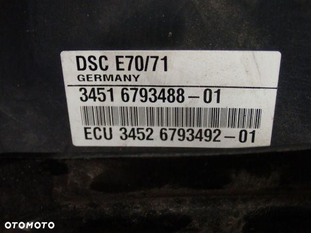 BMW E70 POMPA ABS DSC 6793488 RAF- AUTO CZĘŚCI BMW - 3