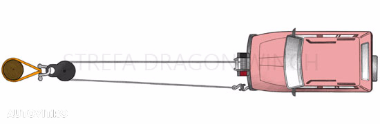 rola, scripete, multilplicator de forta troliu de 12000lbs - 9