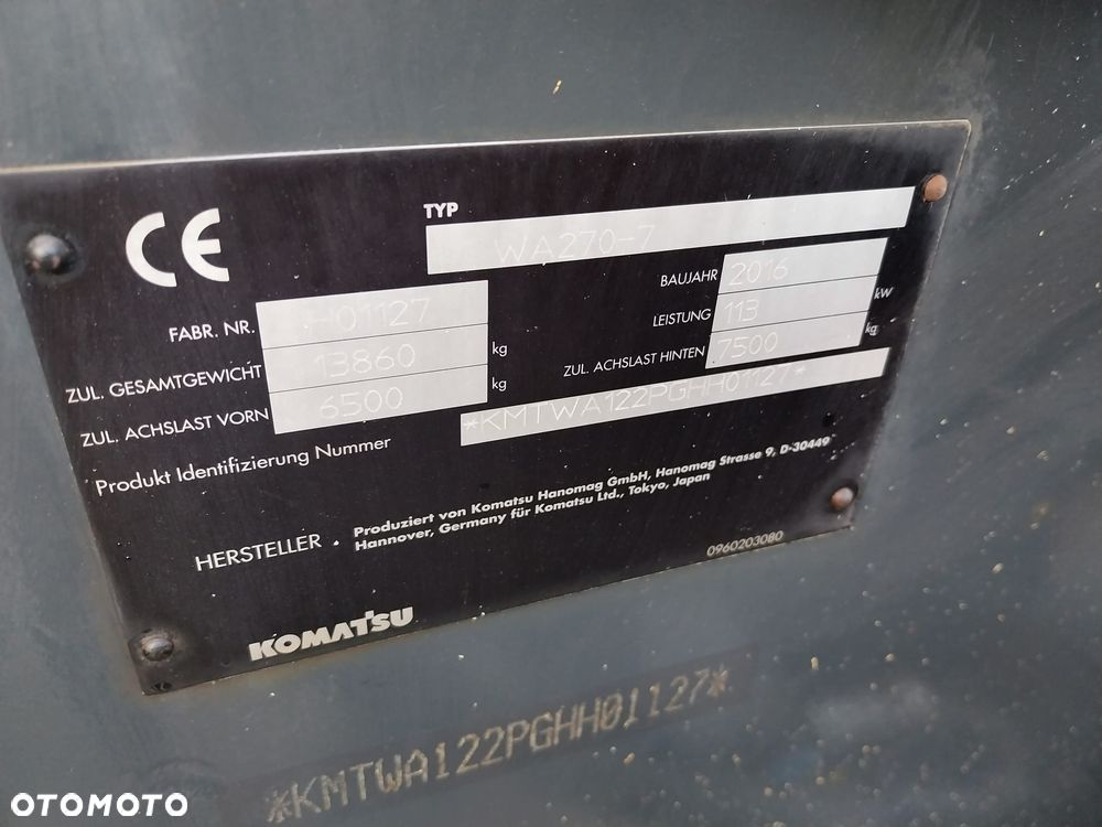 Komatsu WA270-7 - 10