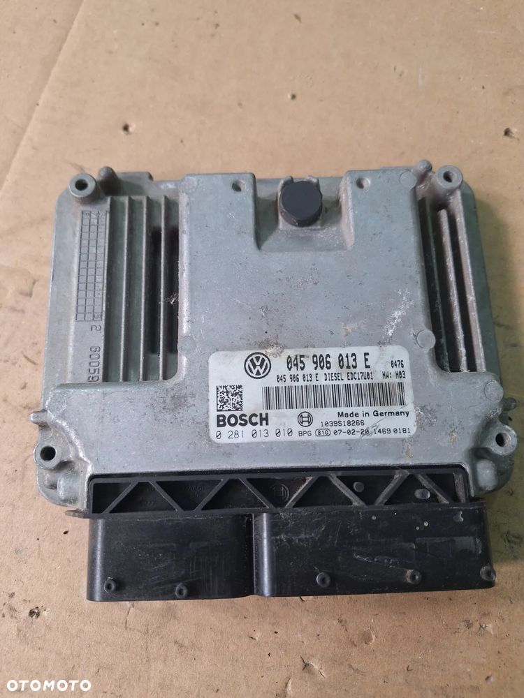 VW Polo 9N IV LIFT 1.4 TDI Komputer silnika Sterownik 045906013E BOSCH   (44/7)    (84/7) - 1
