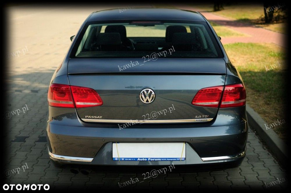 VW PASSAT B7 R-LINE LOTKA SPOILER NA KLAPĘ PODKŁAD - 2