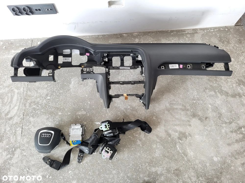 AUDI A6 C6 LIFT DESKA KONSOLA AIRBAG PASY CZARNA SOUL 4 RAMMIENNA KOMPLET