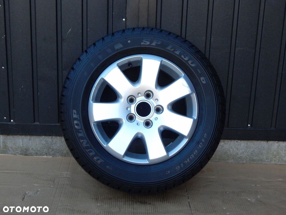 vw t5 alufelga koło zapasowe opona dunlop 215/65 r16 bieżnik 8.77 - 1