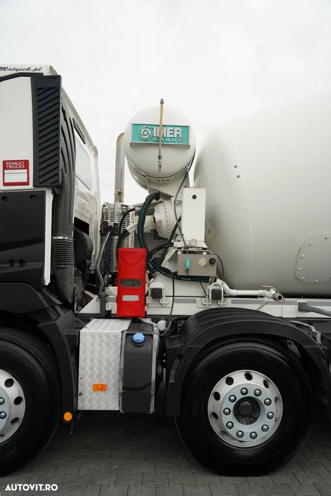 Renault C 430 / 8X4 / BETONIERĂ / CONVERTITOR 9 M3 / JANTE DIN ALIAJ / CAMERĂ / EURO 6 / - 20