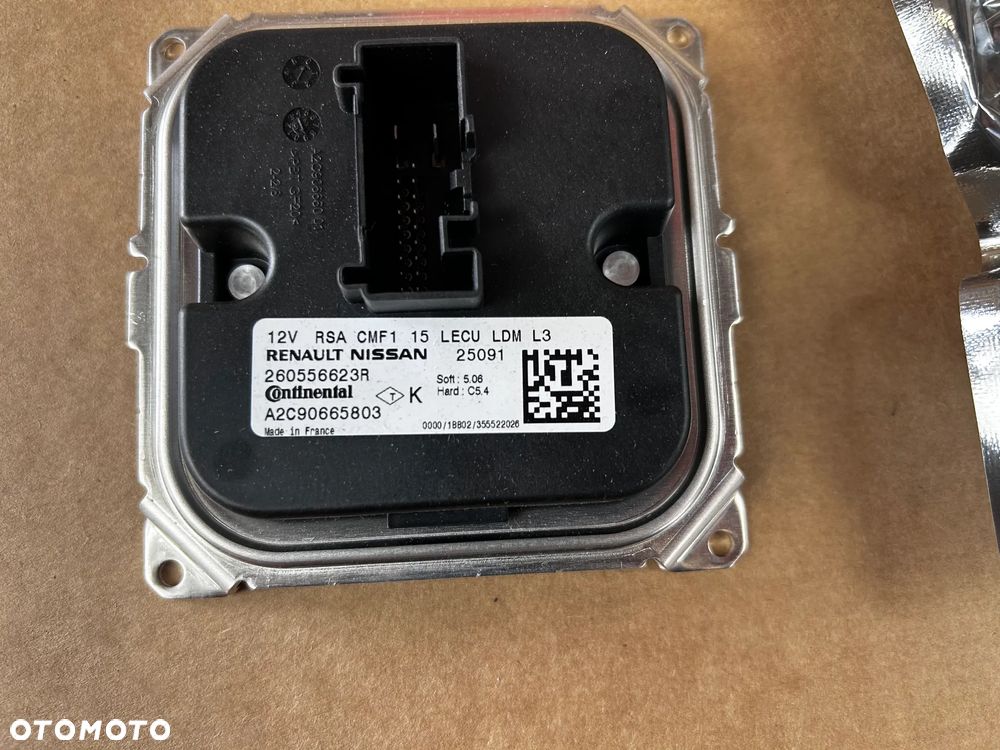 PRZETWORNICA MODUŁ LED CONTINENTAL STEROWNIK JEŻ DRL RENAULT NISSAN 260556623R 285759447R - 3