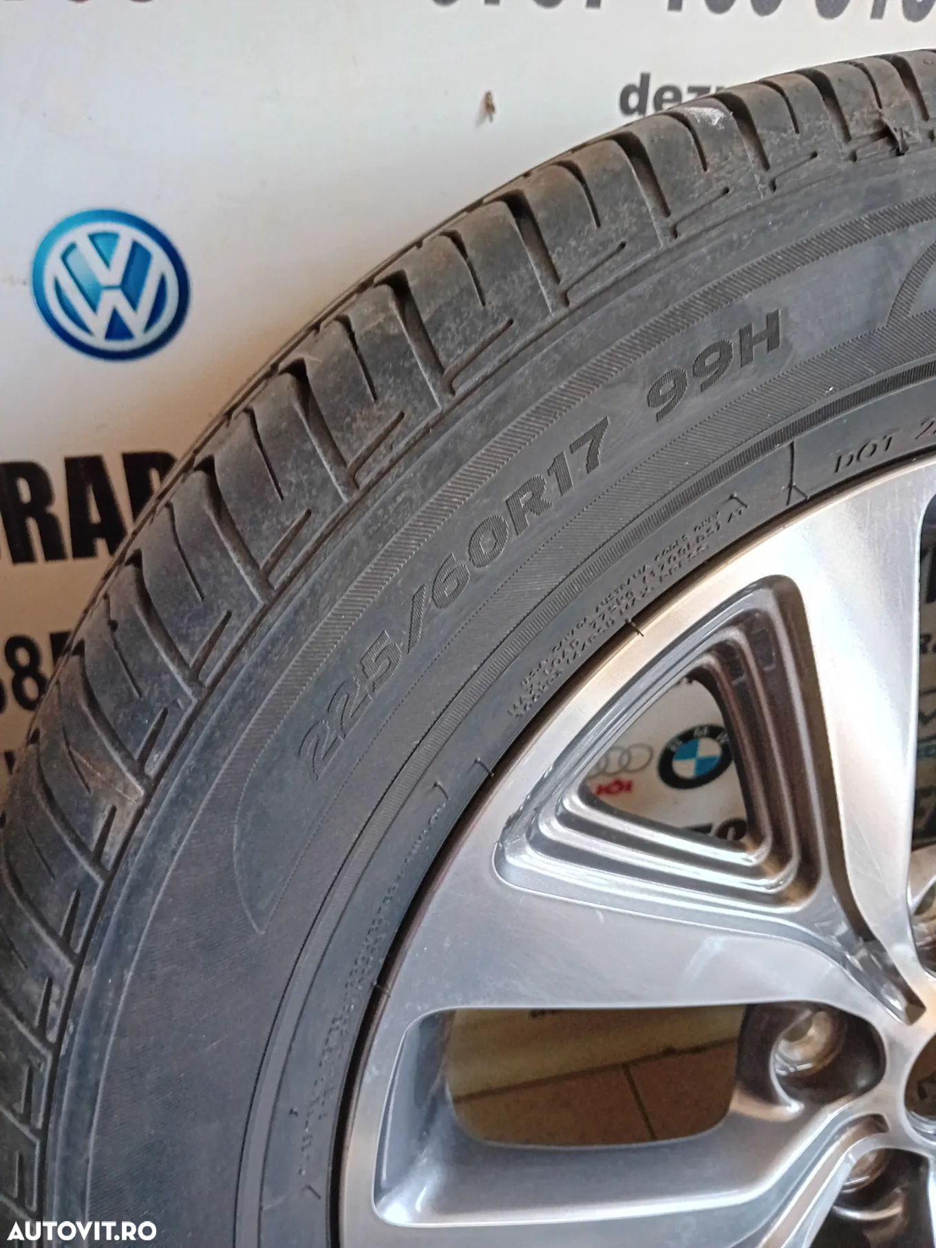 Set 5 Jante Aluminiu R17 Kia Sportage Hyundai IX35 Nissan Dacia Suzuki 5x114.3 225/60R17 - 9