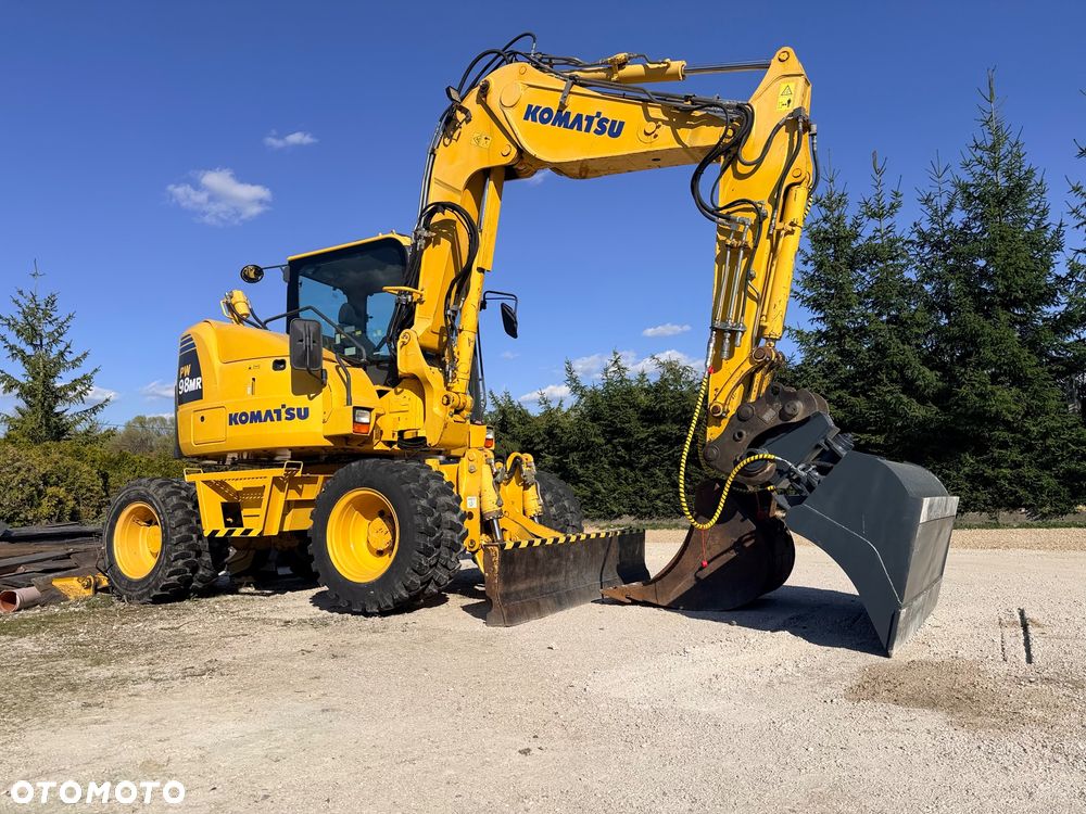 Terex Koparka kołowa TEREX Tw85 SCHAEFF HML32 1 wł 4300mth  ramię 3xłamane koła na bliźniaku 85% 3 łyżki do kopania Dodatk linie hydr. CatM314 309 Volvo EWR130E Jcb110w Case WX95 YANMAR B95W - 6