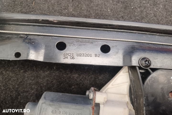 Macara geam fata stanga electrica 6M21U23201BJ 0130822287 6M21U23201B - 5