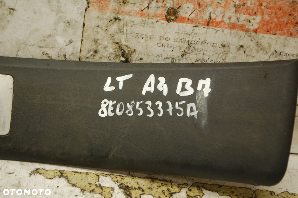 LISTWY NAKŁADKI PROGOWE PRZÓD + TYŁ AUDI A4 B7 S-LINE 8E0853375A 8E0853374A 8E0853373A - 4