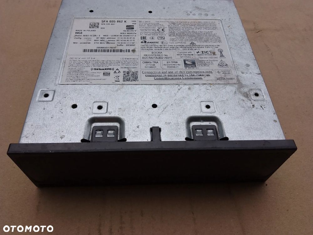 SEAT MIB STEROWNIK 5FA035862 MMI NAWIGACJA 5FA035862K - 2
