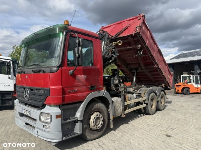 Mercedes-Benz ACTROS 2636 6x4 HDS HIAB 122-2CL wyjscie na rotor, wywrotka