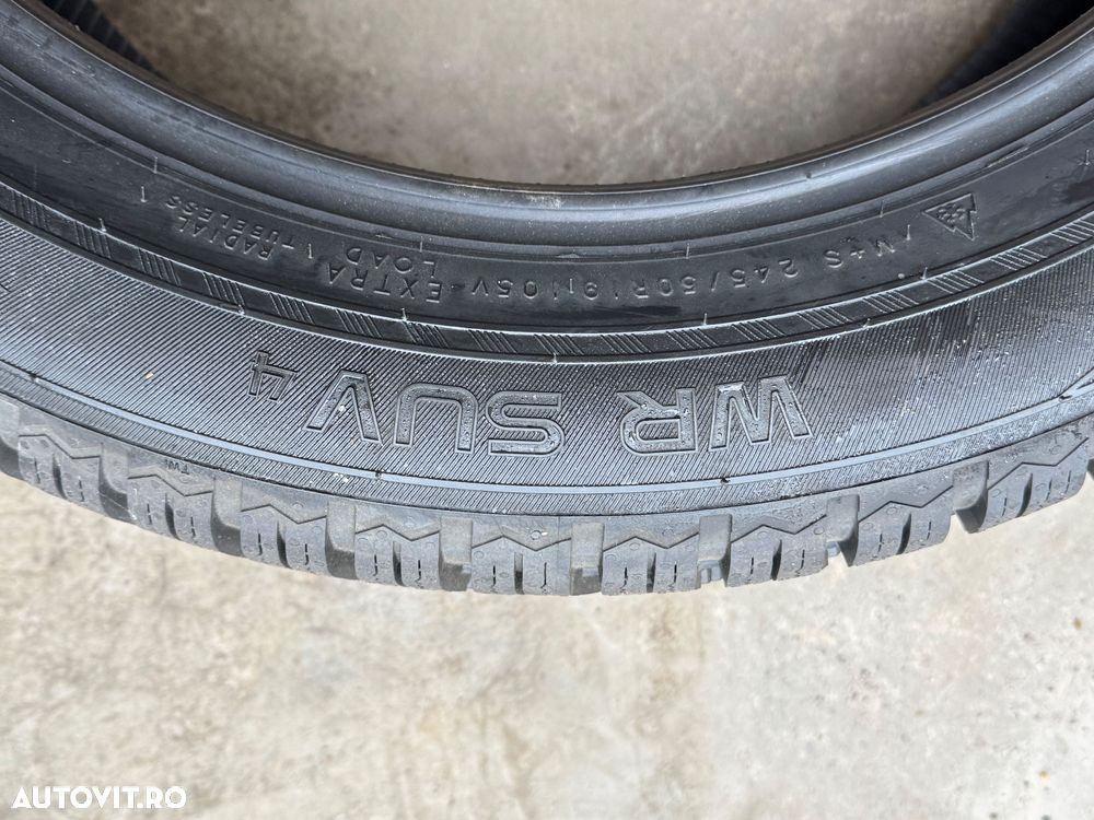 Vând 4 anvelope 245/50/19 nokian de iarnă noi - 6